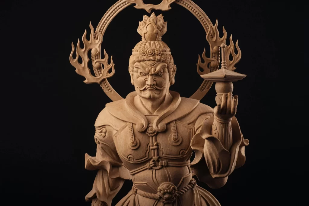 石原良定 作「多聞天」